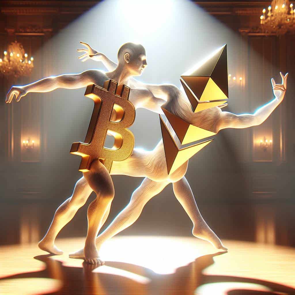 The Blockchain Tango: Bitcoin and Ethereum's Dance-Off