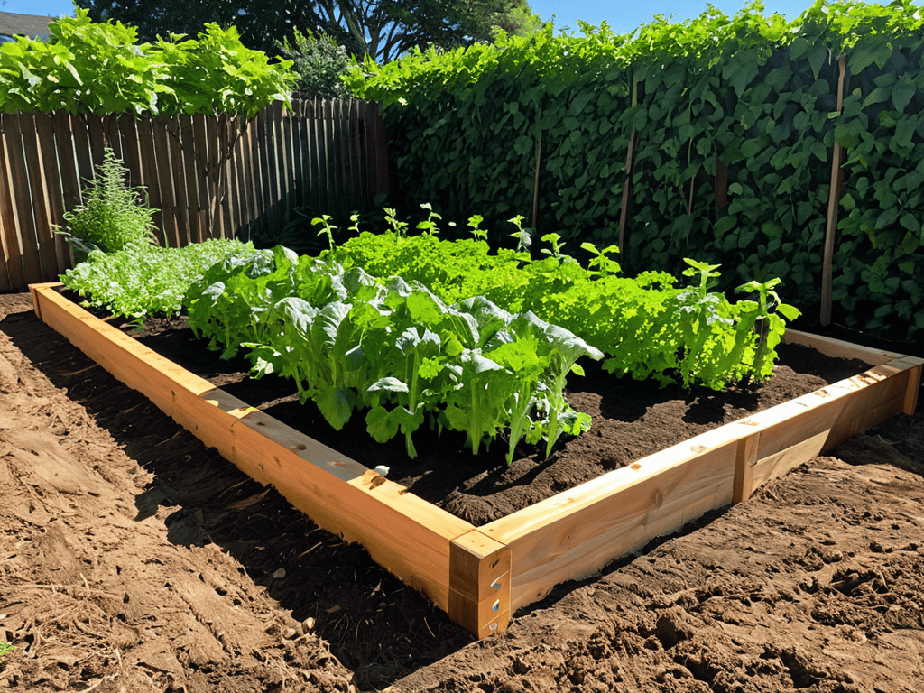 Build Vegetable Garden Layout