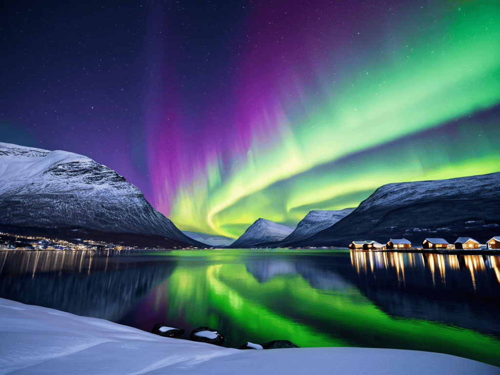 Northern Lights viewing trip in Norway