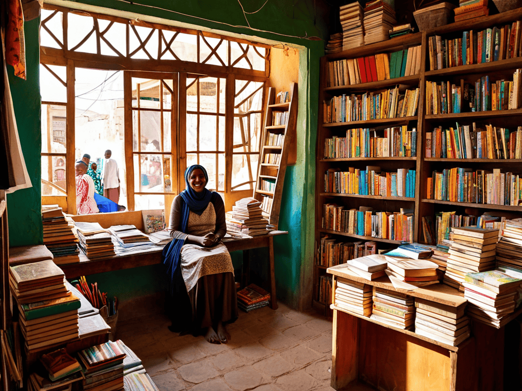 Visiting Somaliland market scene
