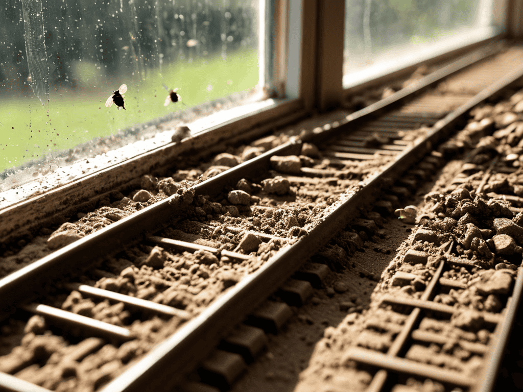Cleaning Window Tracks