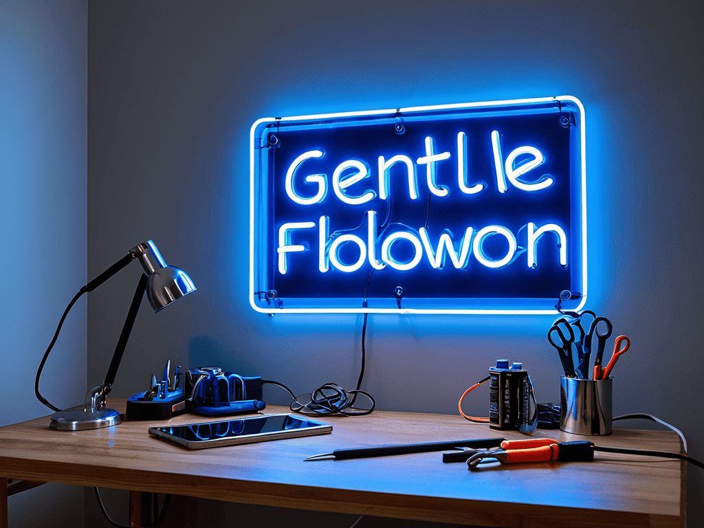 DIY Neon Sign project example