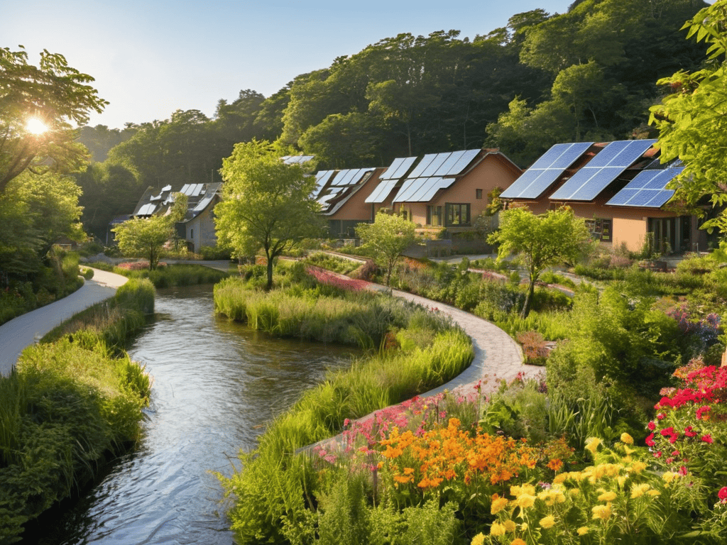 Solarpunk Optimism in eco architecture