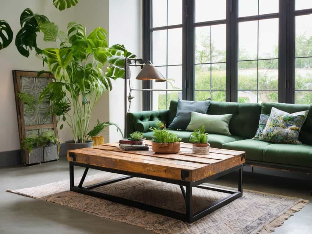 Upcycled furniture for modern interiors