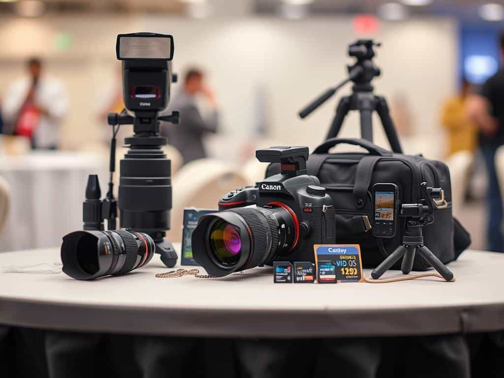 event photography equipment