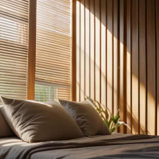 Biodynamic circadian blinds for natural sunlight.