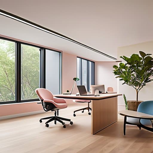 Neuro-inclusive workspace design guide illustration