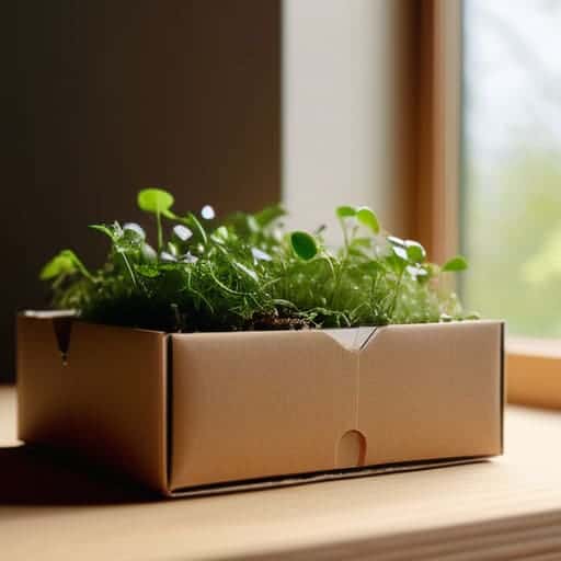 Sustainable packaging lifecycle audit unboxing concept.