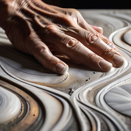 Dancing With Gypsum Based Decorative Plaster.