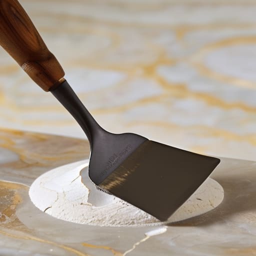 Scagliola Faux Marble Saponification visual science demonstration.