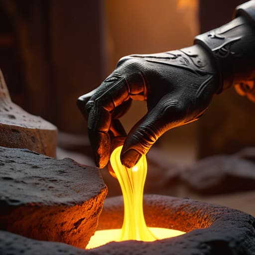 Sand Casting Mythological Foundries metalwork process.
